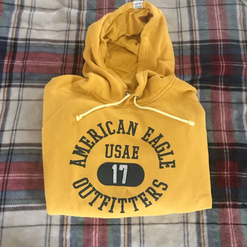 American Eagle Yellow Hoodie
